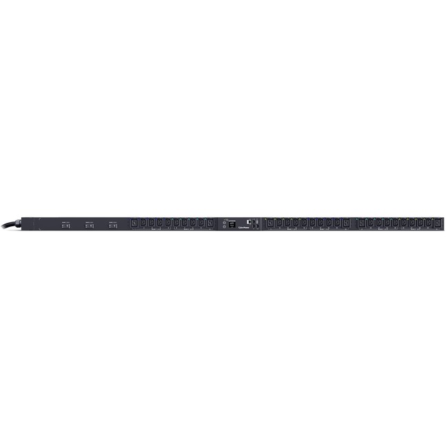 CyberPower PDU83105 3 Phase 200 - 240 VAC 30A Switched Metered-by-Outlet PDU - 30 Outlets, 10 ft, NEMA L15-30P, Vertical, 0U, LCD, 3YR Warranty