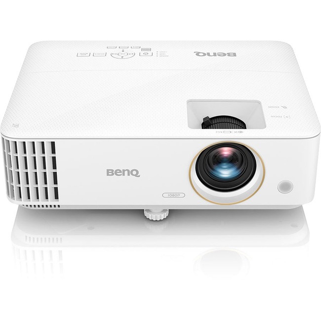 BenQ TH585 3D DLP Projector - 16:9 - White - 1920 x 1080 - Front - 1080p - 4000 Hour Normal Mode - 10000 Hour Economy Mode - WUXGA - 10,000:1 - 3500 lm - HDMI - USB