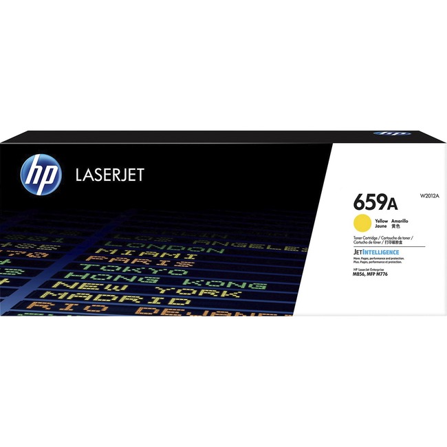 HP 659A (W2012A) Toner Cartridge - Yellow - Laser - High Yield - 13000 Pages