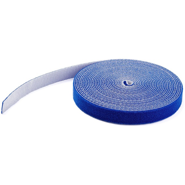 StarTech 100ft. Hook and Loop Roll - Blue