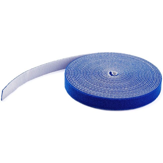 StarTech 25ft. Hook and Loop Roll - Blue