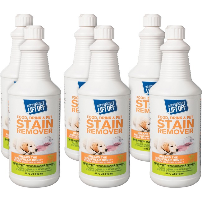 Mtsenbckers Lift Off Food/Drink/Pet Stain Remover/Carton