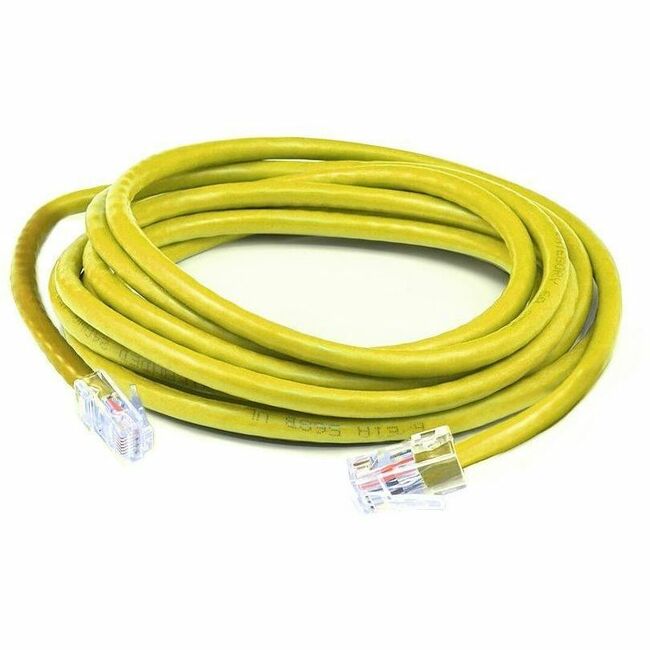 AddOn 20ft Yellow CAT6 Riser Ethernet Cable Non-Booted RJ-45 M/M CAT 6