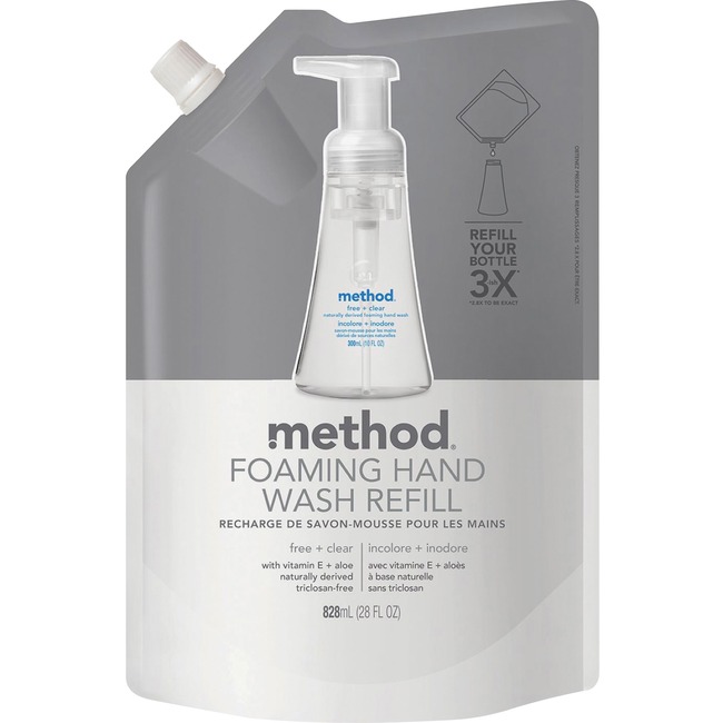 Method Free + Clear Foaming Hand Wash 6/Carton