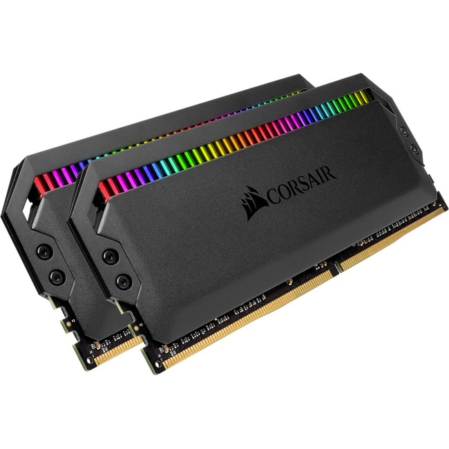 Corsair Dominator Platinum RGB 16GB (2x8GB) DDR4 3200MT/s CL16 1.35V Desktop Memory Kit (CMT16GX4M2C3200C16)