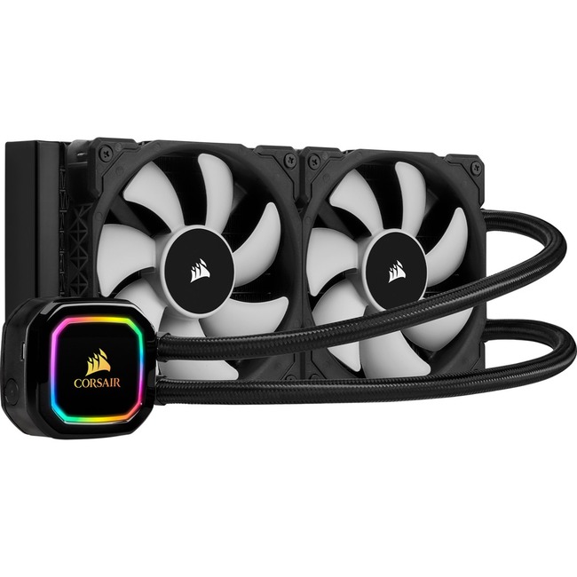 Corsair iCUE H100i RGB PRO XT Liquid CPU Cooler 2 x 120mm 2123.8 L/min 37 dB(A) Noise