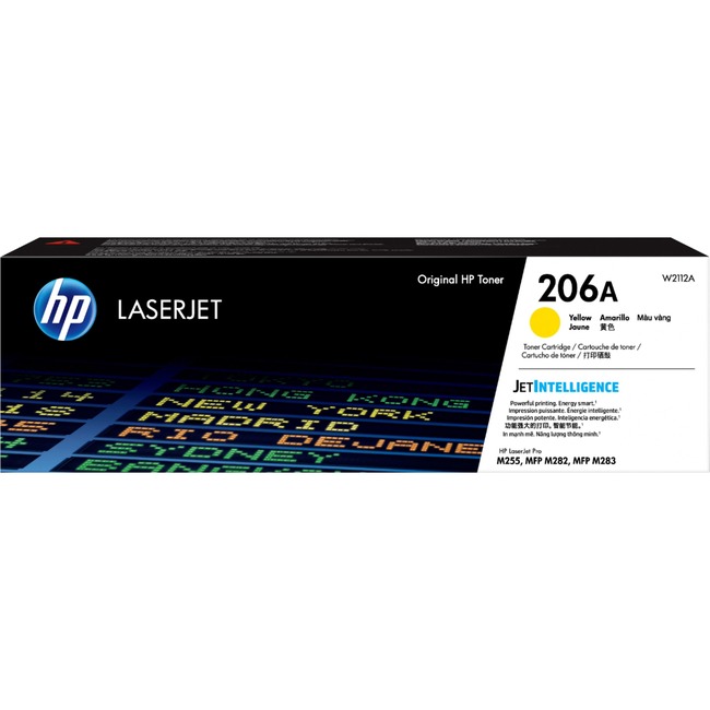 HP 206A Toner Cartridge - Yellow - Laser - 1250 Pages