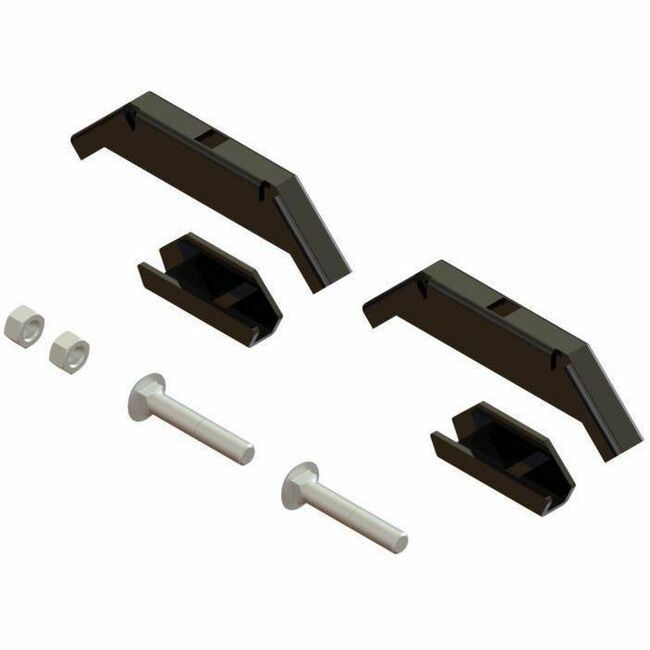 Ortronics 90 Deg Clamp Kit Set Of 2 - Bk