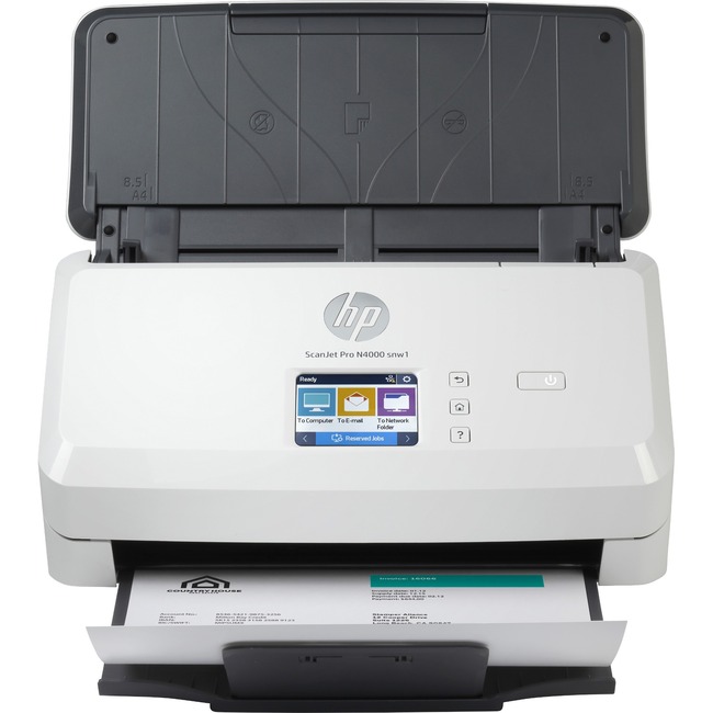 HP ScanJet Pro N4000 Sheetfed Scanner - 600 x 600 dpi Optical - 40 ppm (Mono) - 40 ppm (Co