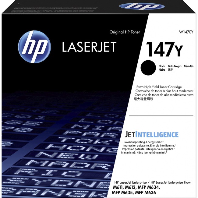 HP 147Y Original Toner Cartridge - Black - Laser - Extra High Yield - 42000 Pages - 1 Each