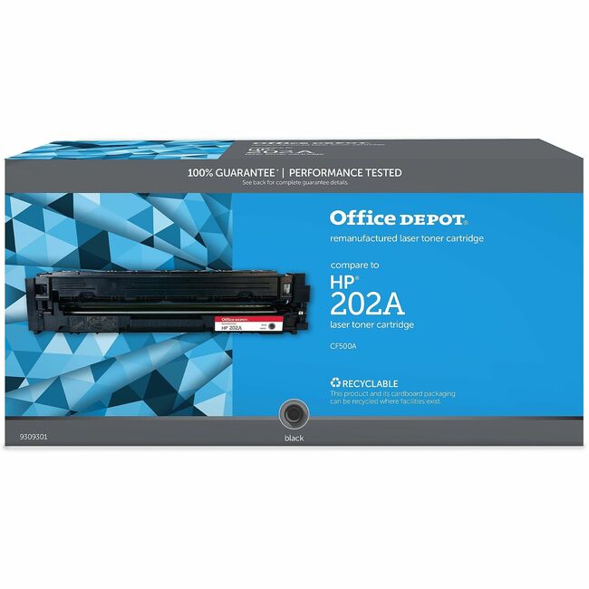 Clover Remanufactured Black Toner Cartridge for HP 202A (CF500A)