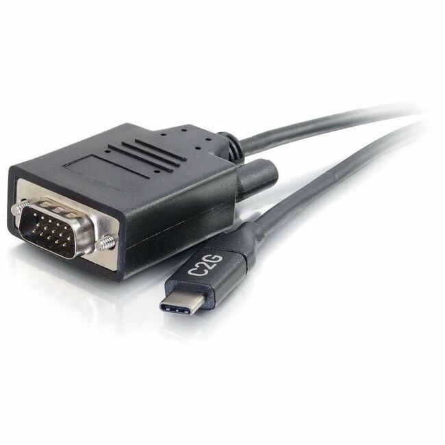 C2G 10ft USB-C to VGA Video Adapter Cable - M/M