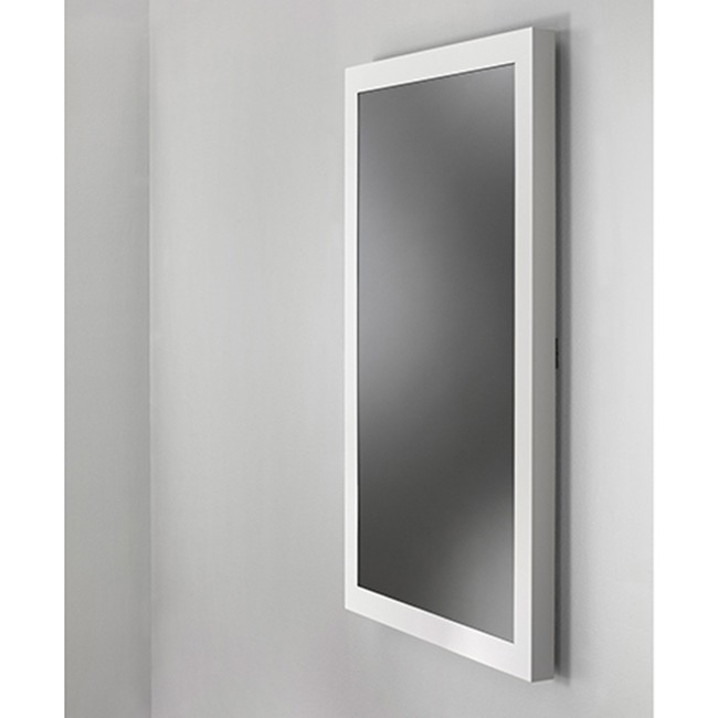 Chief Impact On-Wall Kiosk with Protective Glass - Portrait 42 Inch White