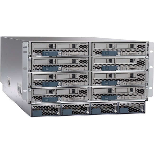 Cisco UCS 5108 Blade Server Chassis - Rack-mountable - 6U - 8 x Fan(s) Installed - 4 x 250