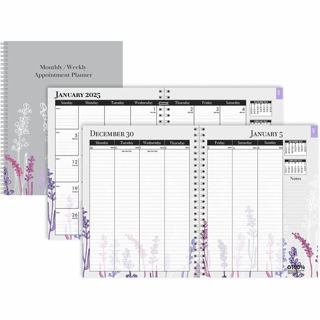 House of Doolittle Wild Flower Weekly/Monthly Planner