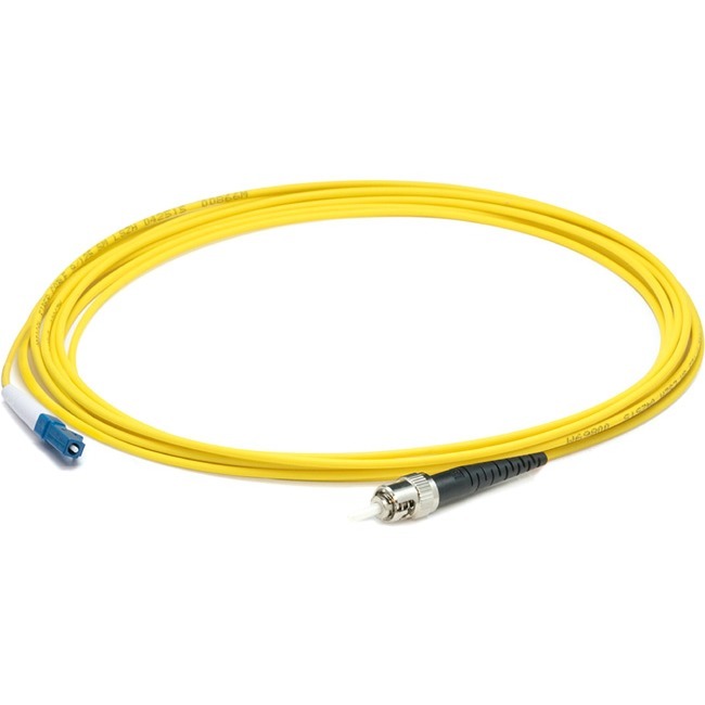 AddOn 34m ST to LC Yellow OS2 Simplex LSZH SMF Fiber Patch Cable