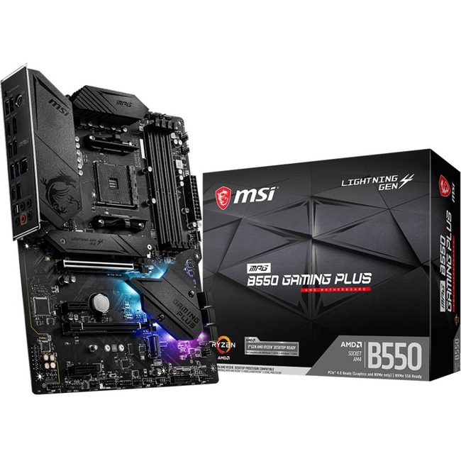 MSI MPG B550 GAMING PLUS Desktop Motherboard