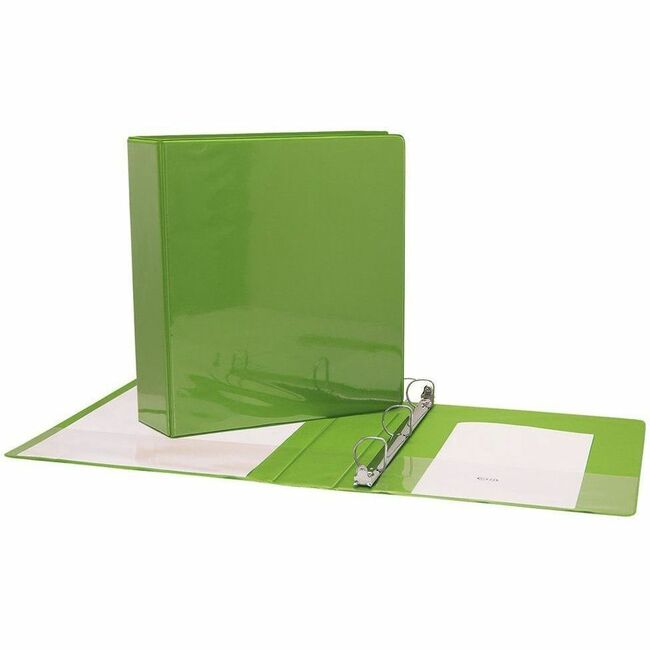 presentation binder green