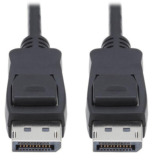 Tripp Lite DisplayPort 1.4 Cable w Latching Connectors 8K HDR M/M Black 10ft