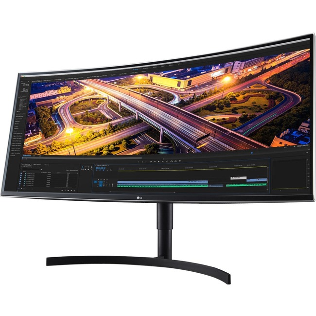 LG 38'' UltraWide™ QHD+ 3840 x 1600 Curved HDR IPS Monitor 75Hz 5ms HDMI DP