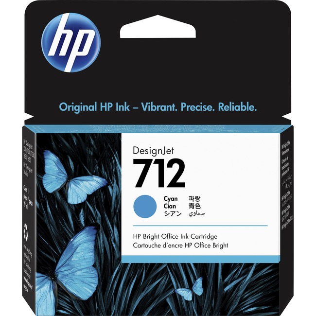 HP 712 29-ML CYAN DESIGNJET INK CARTRIDGE