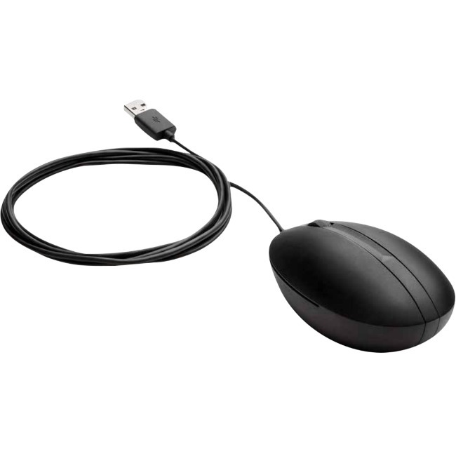 HP Wired Desktop 320M Mouse - Optical - Cable - USB - 1000 dpi - Scroll Wheel - Symmetrica