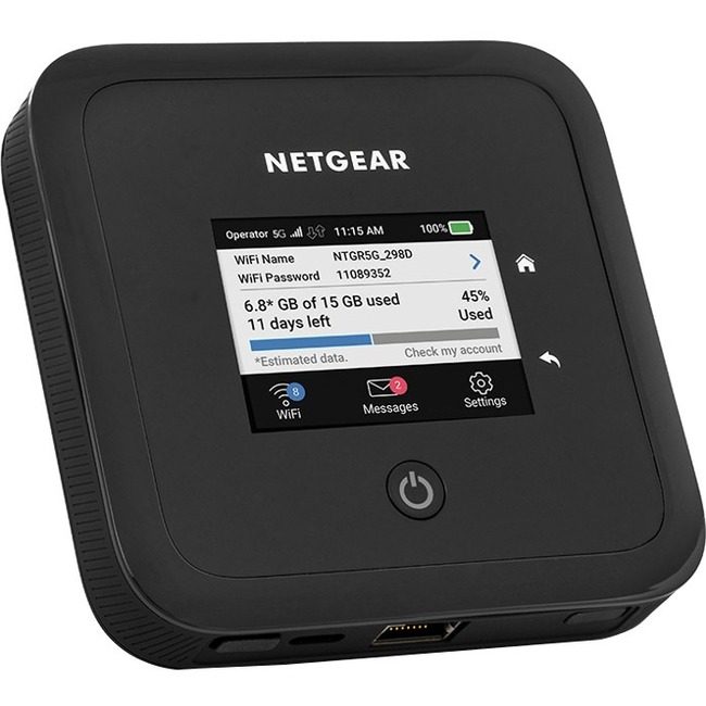 Netgear Nighthawk M5 MR5200 Wi-Fi 6 IEEE 802.11ax Ethernet, Cellular  Modem/Wireless Router - 5G - LTE Advanced - 2.40 GHz ISM Band - 5 GHz UNII  Band - 75 MB/s Wirele - MR5200-100EUS | Novatech