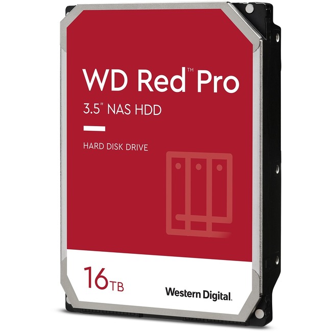 WD Red Pro 16TB Hard Drive 7200rpm SATA 3.5" Internal  5 Year Warranty (WD161KFGX)