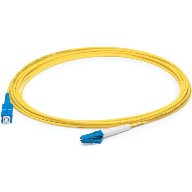 AddOn 34m SC to LC Yellow OS2 Simplex LSZH SMF Fiber Patch Cable