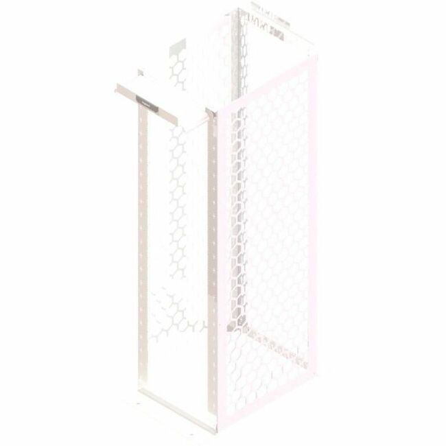 Ortronics MM20 Channel Rack, 30" Deep, 7 ft, 45 RU, Tapped, White