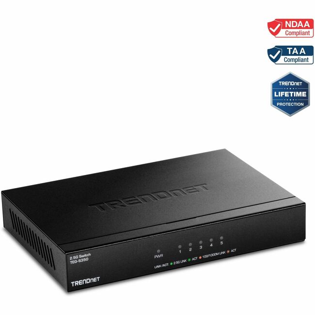 TRENDnet 5-PORT UNMANAGED 2.5G SWITCH