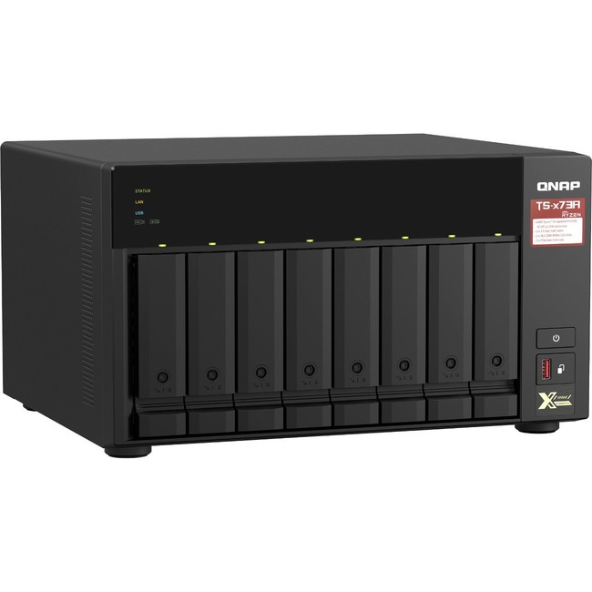 QNAP TS-873A 8-Bay NAS - 2 x M.2 Slots for SSD Caching | 8GB memory | 2x 2.5 GbE Ethernet (TS-873A-8G-US)