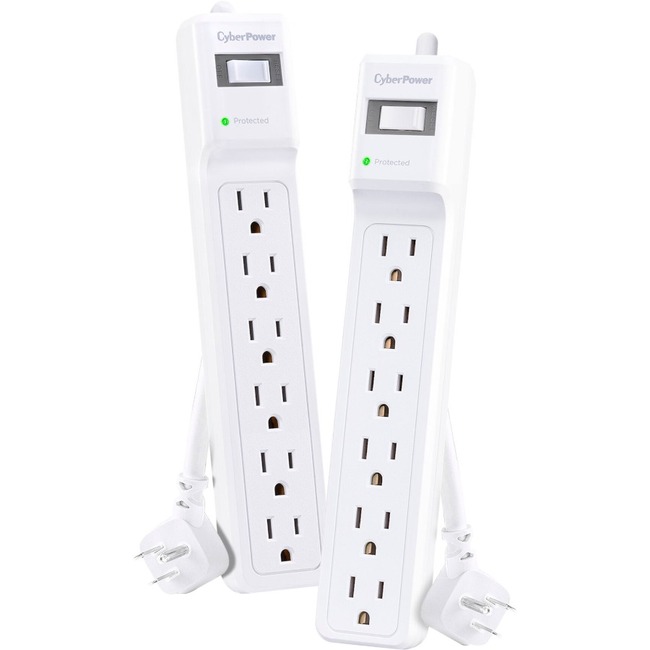 CyberPower MP1082SS Essential 6 - Outlet Surge with 500 J - 6 x NEMA 5-15R - 500 J