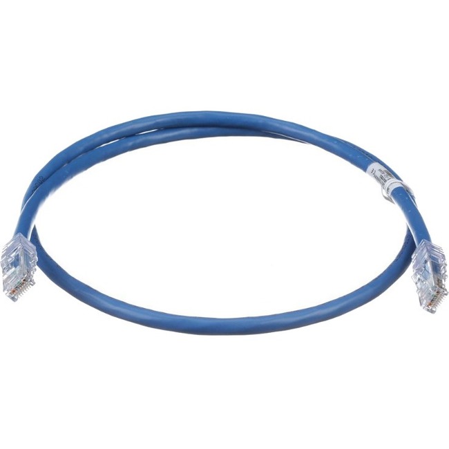 PanNet Patch Cord, 24 AWG, Cat. 6A, RJ45, 5 ft., Red