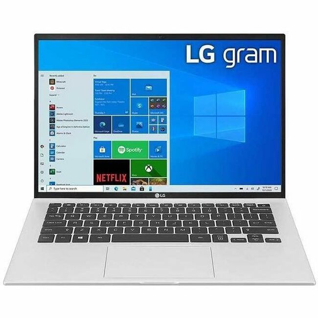 LG gram 14Z90P-N.APS3U1 14" Notebook - WUXGA - Intel Core i5 11th Gen i5-1135G7 - 8 GB - 256 GB SSD - Quartz Silver
