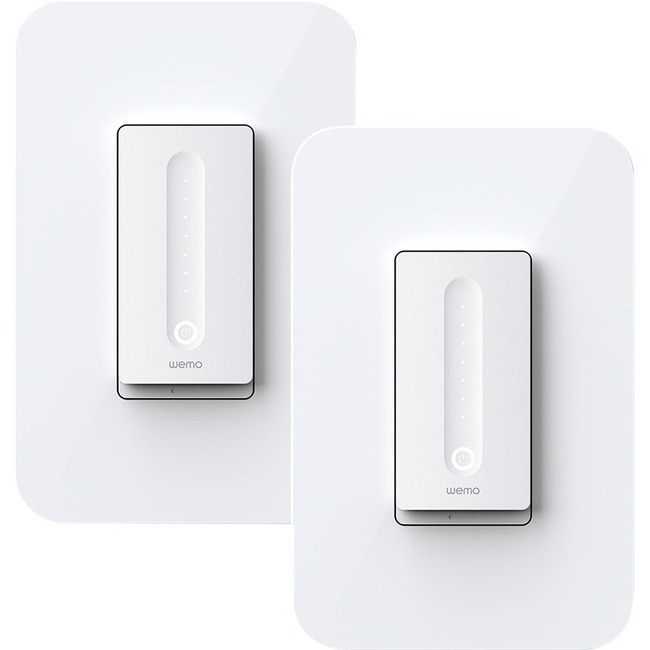Belkin Wemo WiFi Smart Dimmer 2-Pack - Button Dimmer - Light Control - Alexa-Apple HomeKit