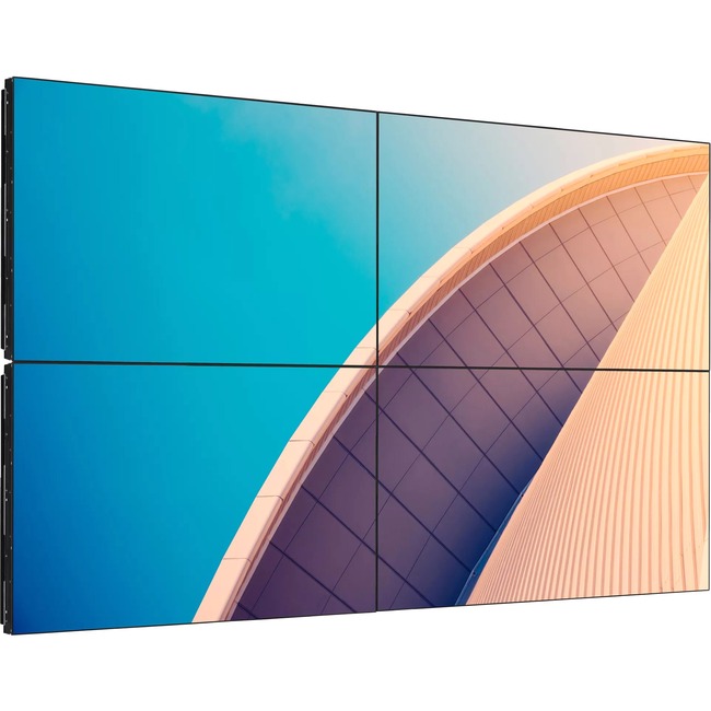 55IN COMMERCIAL (24X7) VIDEO WALL DISPLAY FHD (1920X1080) 500 CD/M2 3.5MM A-A