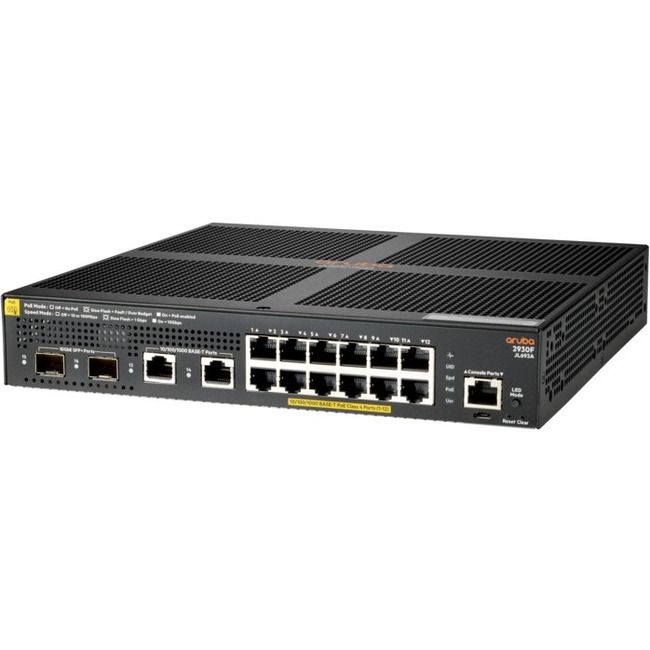 HPE 2930F 12G PoE+ 2G/2SFP+ Switch