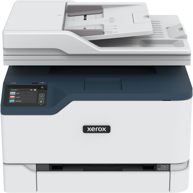 Xerox C235/DNI Laser Multifunction Printer - Colour - Copier/Fax/Printer/Scanner - 24 ppm Mono/24 ppm Color Print - 600 x 600 dpi Print - Automatic Duplex Print - Upto 30000 Pages Monthly - 251 sheets Input - Color Scanner - 3600 dpi Optical Scan - Fast Et