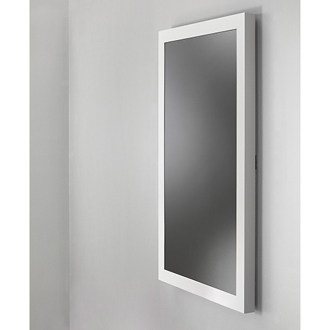 Chief Impact On-Wall Kiosk with Protective Glass - TAA Compliant - Portrait 65 Inch White