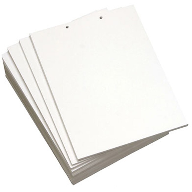 Lettermark 2-Hole Punched Inkjet, Laser Copy & Multipurpose Paper - White, Black