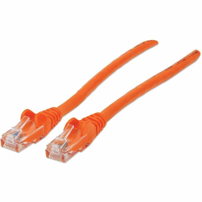Intellinet Cat6 U/UTP Network Patch Cable, 0.6 m (2 ft.), Orange