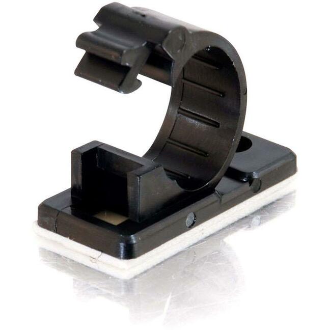 C2G 0.68in Self-Adhesive Cable Clamp Multipack (50-Pack)