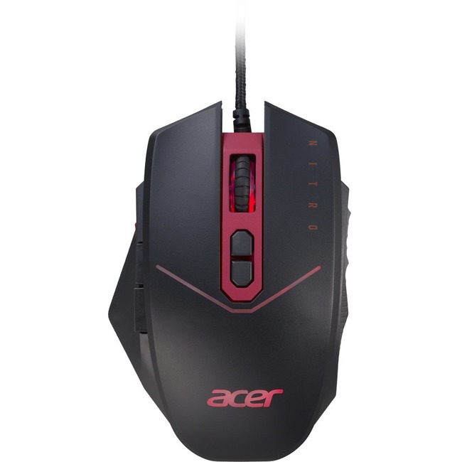 Acer Nitro Gaming Mouse II - Optical - Cable - Black - USB - 4200 dpi - 8 Button(s)