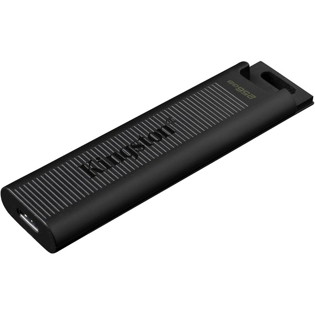 KINGSTON DataTraveler Max 256GB USB-C 3.2 Gen 1 Up to 1000MB/s Read, 900MB/s Write, Black - Flash Drive (DTMAX/256GBCR)
