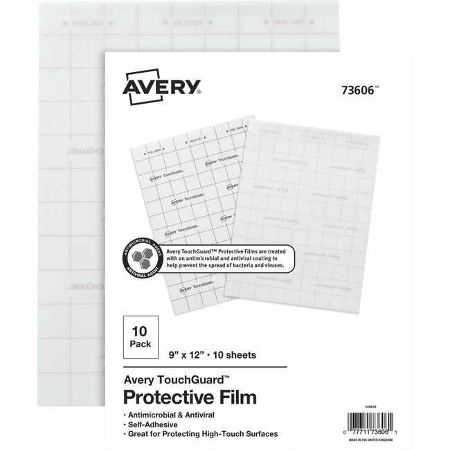 Avery® TouchGuard Protective Film Sheets