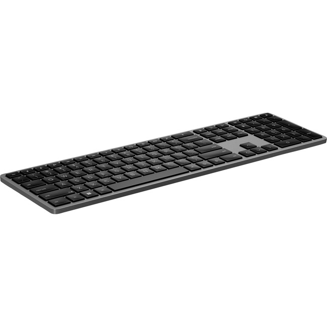 HP 975 Dual-Mode Wireless Keyboard - Wireless Connectivity - Bluetooth - 2.40 GHz - Notebo