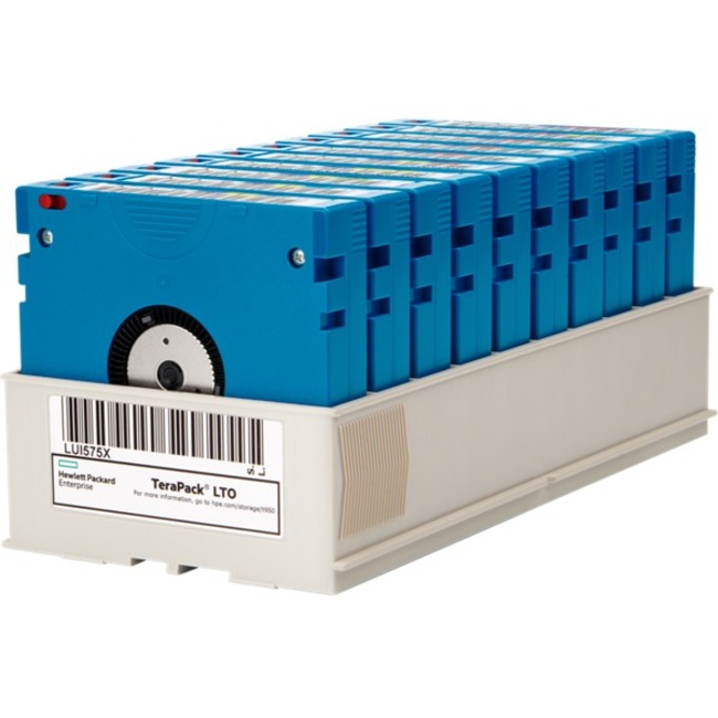 HPE LTO Ultrium 9 Data Cartridge - LTO-9 - Rewritable - Yes - 18 TB (Native) / 45 TB (Comp
