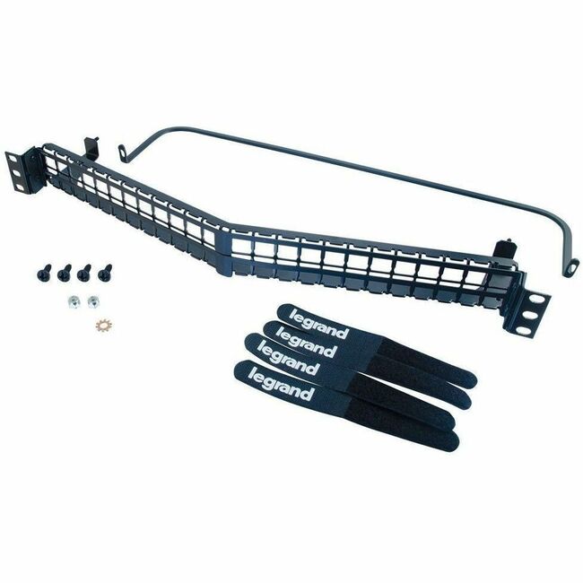 Ortronics Infinium HDJ Series 48-Port Unloaded Angled Panel with Label Kit, Black