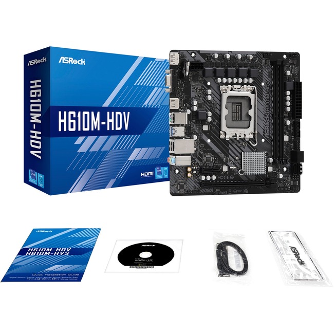 ASRock H610M-HDV Desktop Motherboard